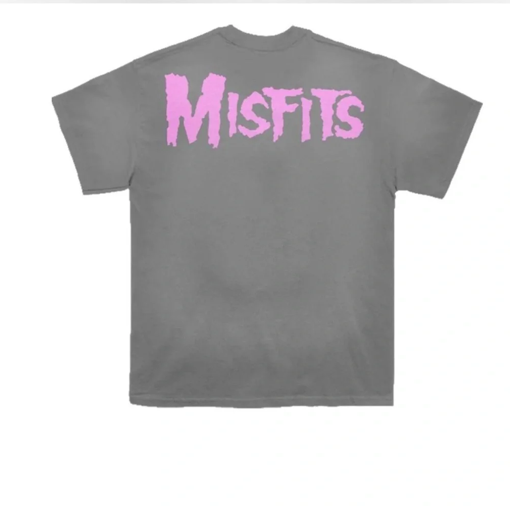 Gray and Pink Misfits Shirt Unisex - Crimson Ghost - Picture 2 of 3